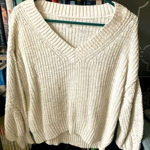 American Eagle cropped sweater